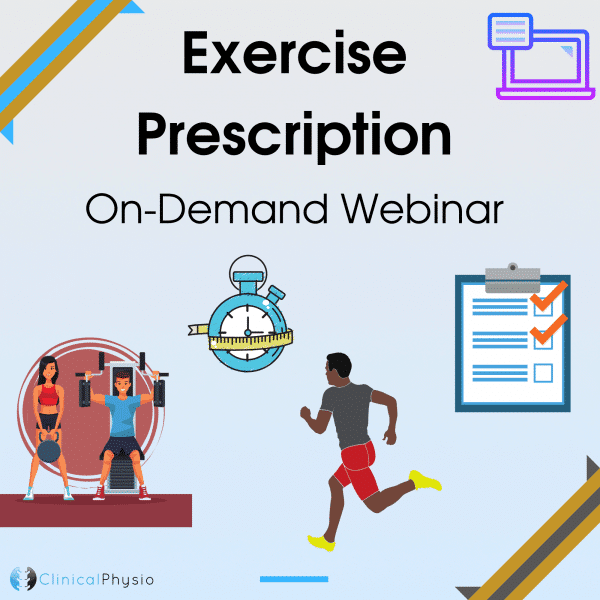 Exercise Prescription On-Demand Webinar